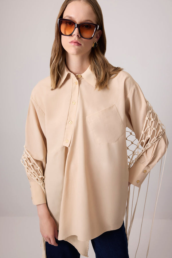 ASİMETRİK GÖMLEK TUNİK