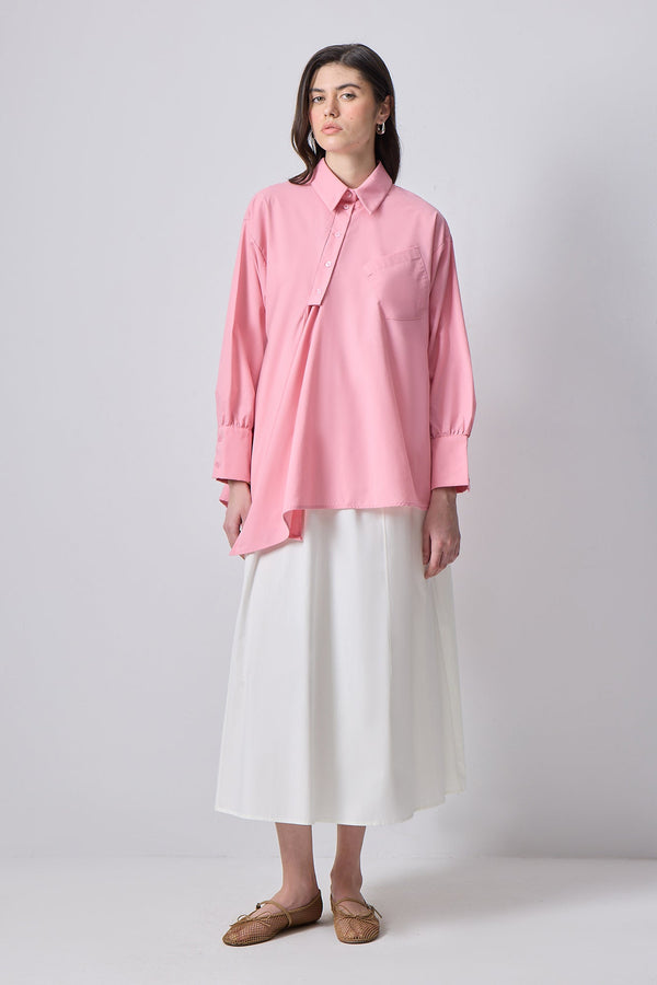 ASİMETRİK GÖMLEK TUNİK