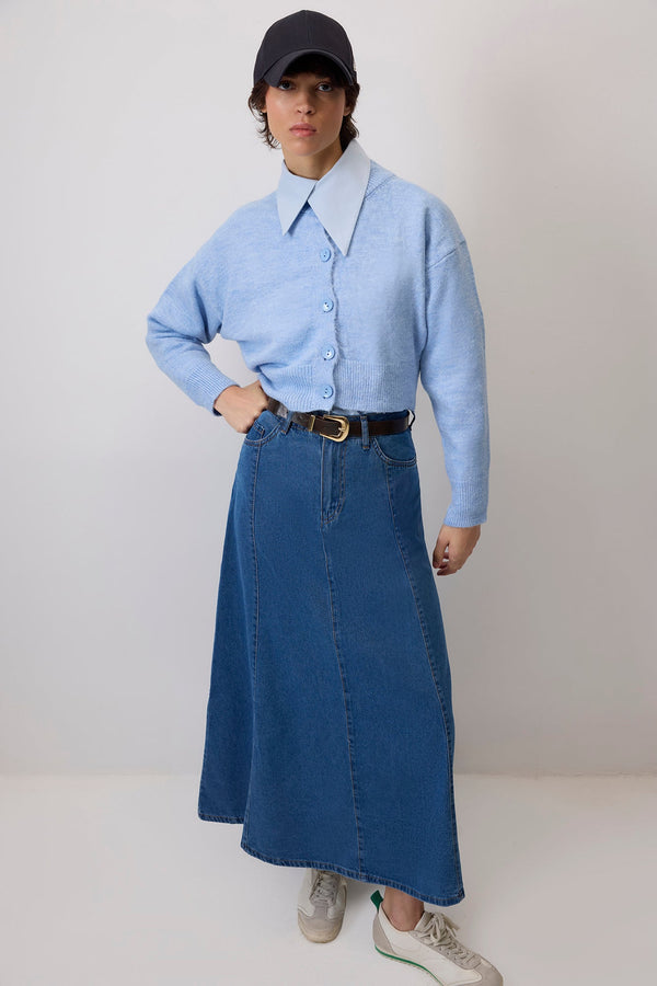 A KESİM DENİM ETEK