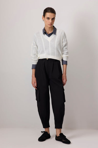 % 100 PAMUK KARGO CEPLİ PANTOLON